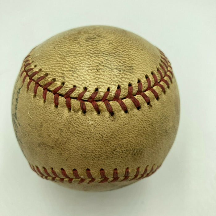 1947 Wilmington Blue Rocks Team Signed Minor League Game Used Baseball