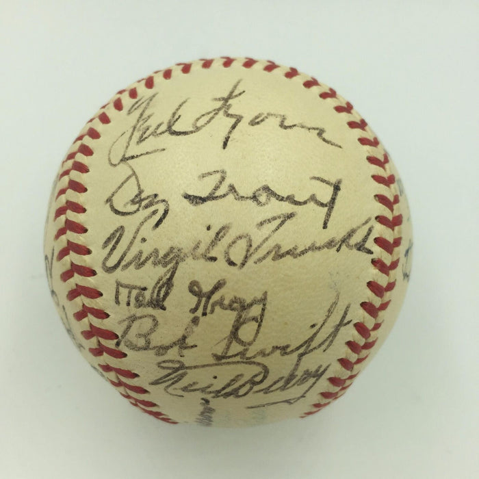 Beautiful 1949 Detroit Tigers Team Signed American League Baseball JSA COA
