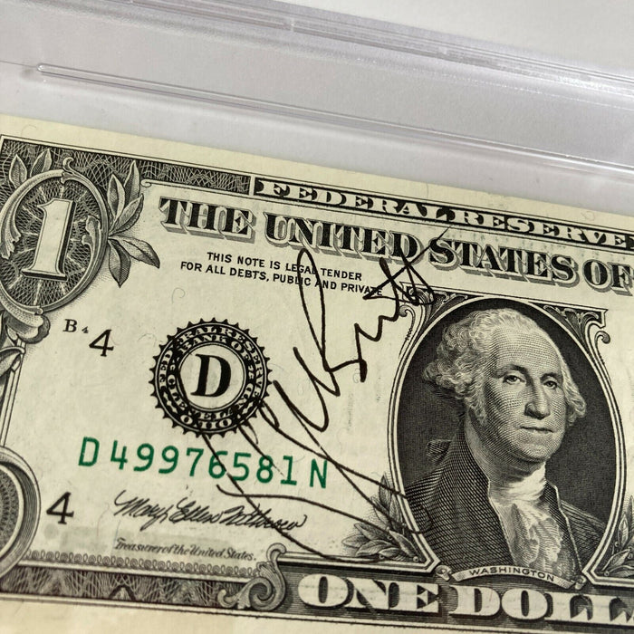George Brett Signed Autographed $1 Dollar Bill PSA DNA COA