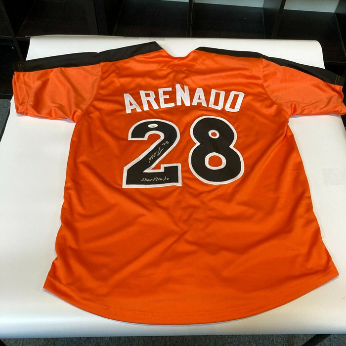 Nolan Arenado "Sharknado" Signed Inscribed All Star Game Jersey JSA COA