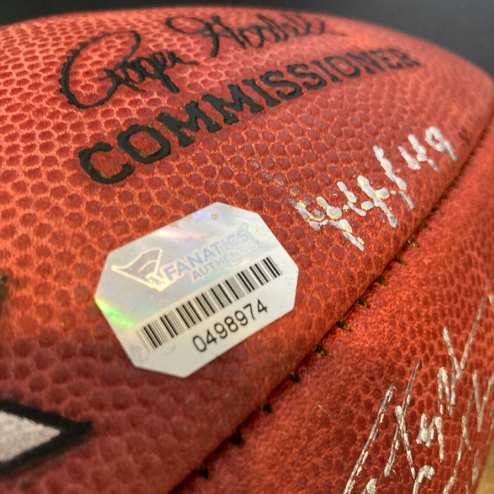 Tom Brady 2014 New England Patriots Super Bowl Champs Signed Football Fanatics