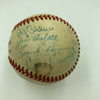 1938 Chicago Cubs NL Champs Team Signed Baseball Dizzy Dean Tony Lazzeri JSA COA