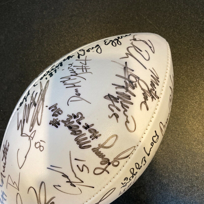 Johnny Unitas Baltimore Colts & Ravens Legends Signed Football 26 Sigs JSA COA