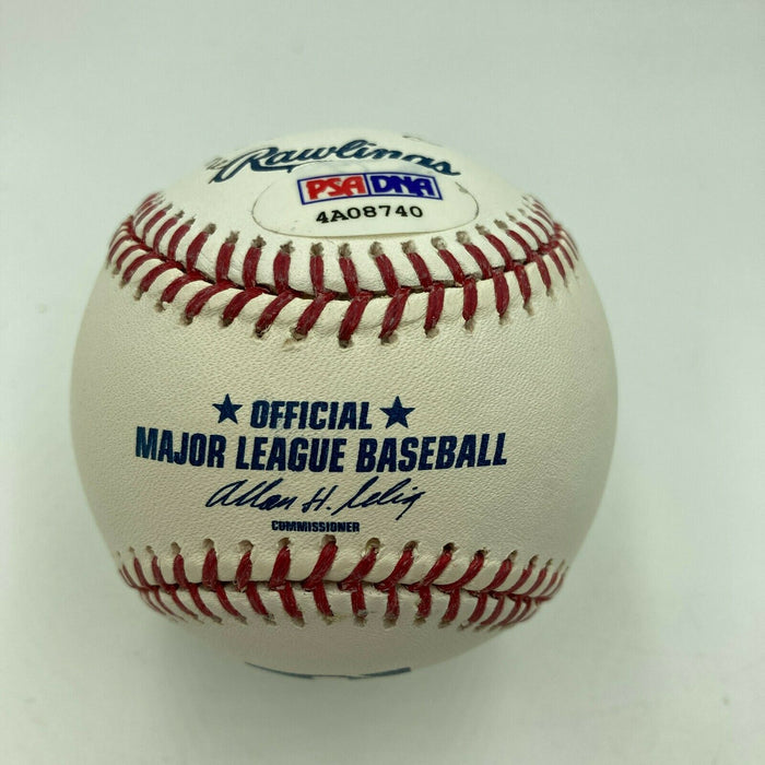 Brooks Robinson Signed Heavily Inscribed STAT Major League Baseball PSA DNA COA