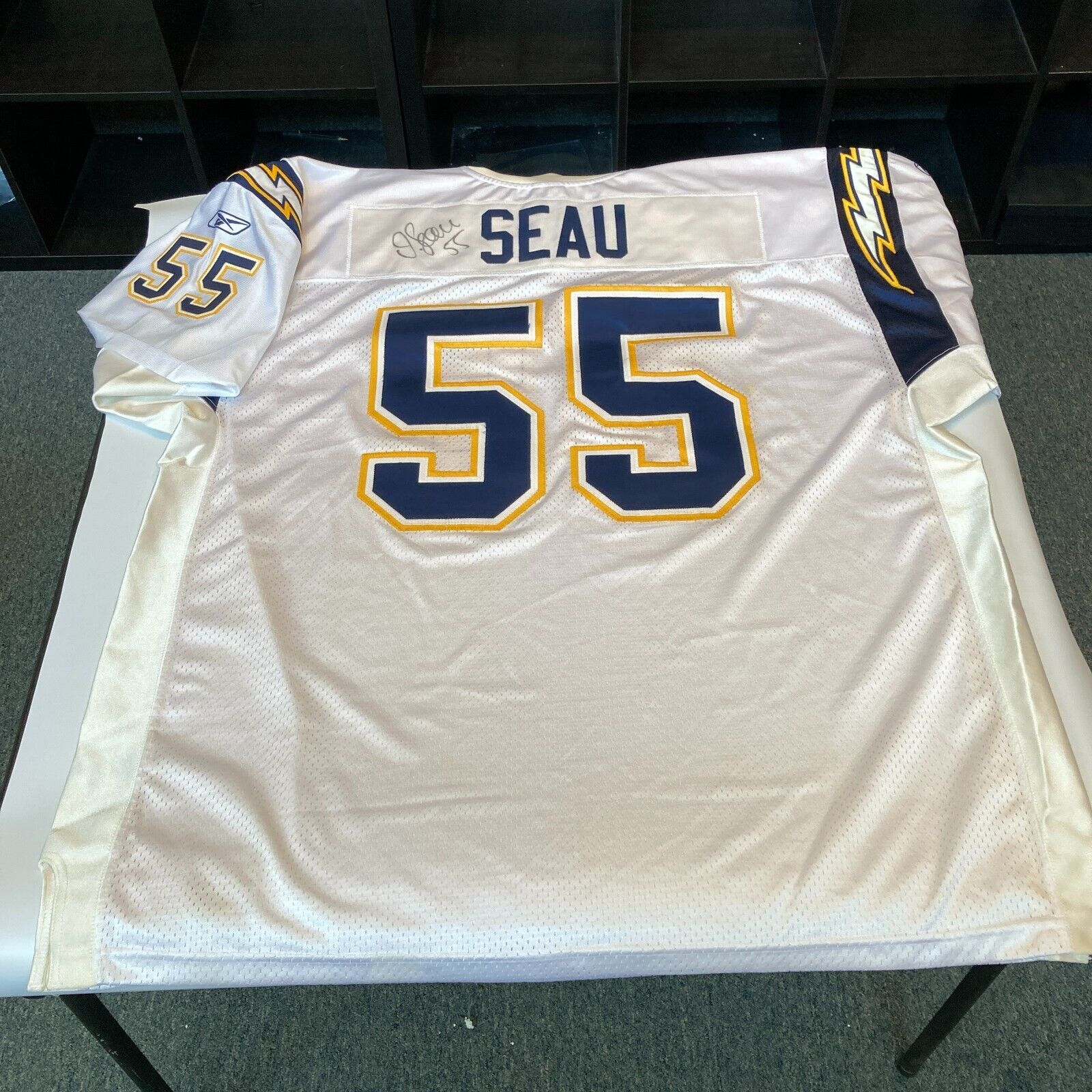 Junior Seau Signed Authentic Game Model San Diego Chargers Jersey With JSA  COA