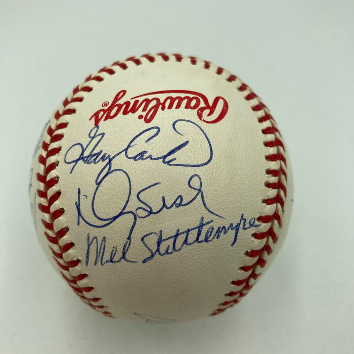 1986 New York Mets World Series Champs Team Signed World Series Baseball JSA