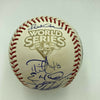 2009 New York Yankees Team Signed W.S. Baseball Derek Jeter PSA DNA MINT 9