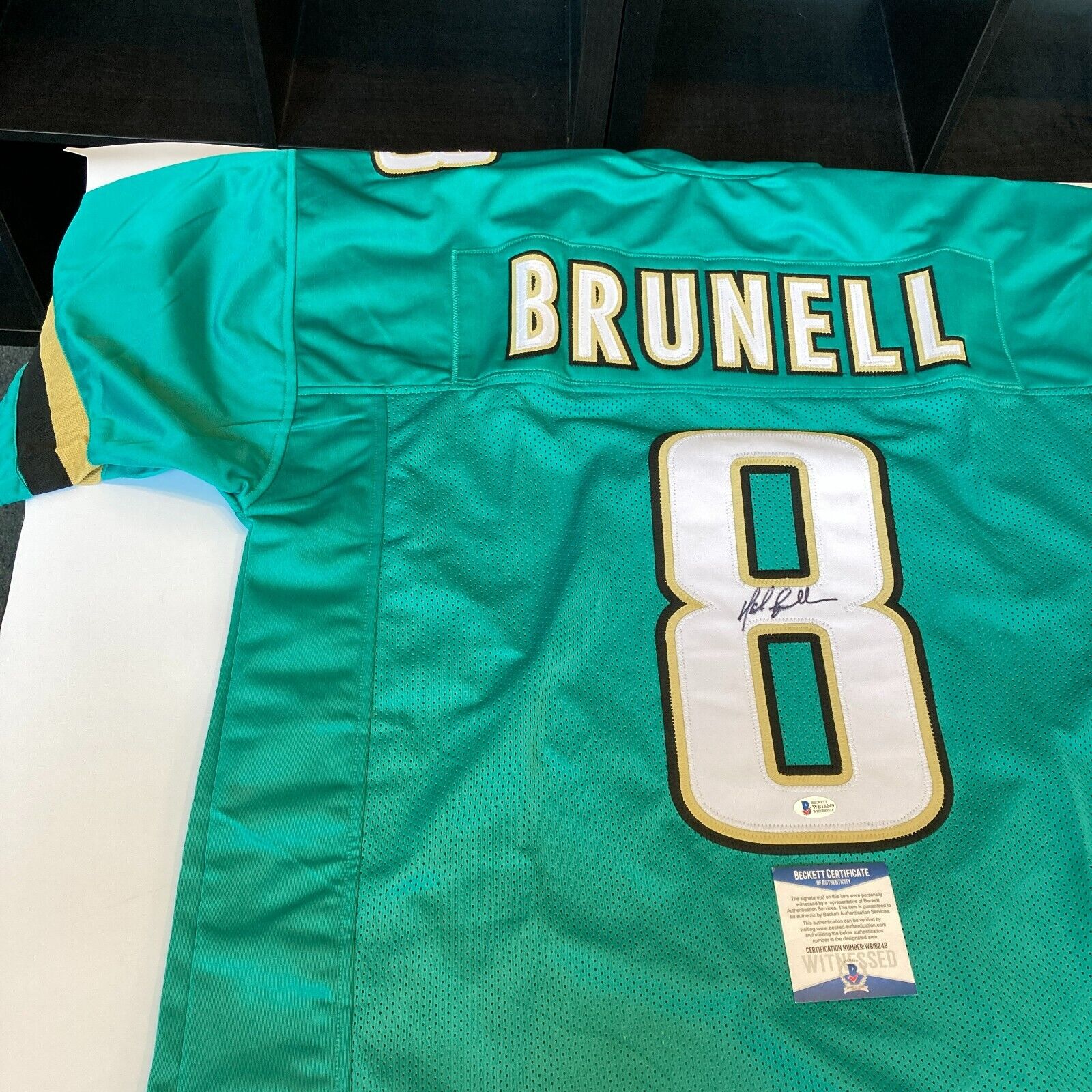 Mark Brunell Signed Jacksonville Jaguars Split Home / Away Jersey (PSA COA)