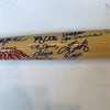 2000 NY Yankees WS Champs Team Signed Bat Derek Jeter Mariano Rivera JSA COA