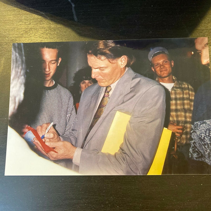 Christopher Reeve Twice Signed Vintage Superman Figure JSA COA & Photo Proof