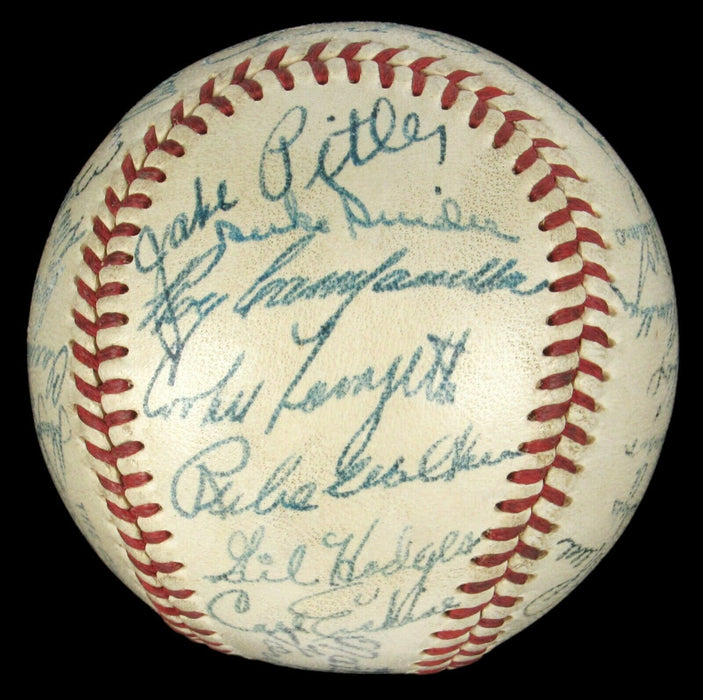 Jackie Robinson & Roy Campanella 1951 Brooklyn Dodgers Team Signed Baseball JSA