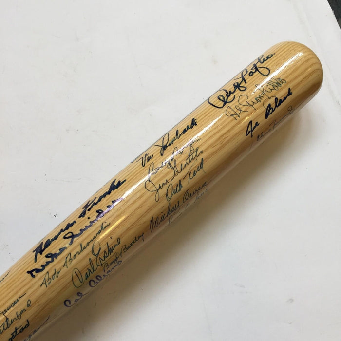 Beautiful 1950's Brooklyn Dodgers Multi Signed Cooperstown Bat With 46 Sigs PSA