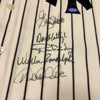 Beautiful Derek Jeter Don Mattingly Yankees Captains (5) Signed Jersey Steiner