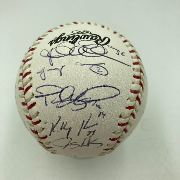 2011 All Star Game Team Signed Baseball With Justin Verlander JSA COA