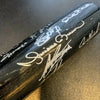 2009 New York Yankees World Series Champs Team Signed Bat Derek Jeter Steiner