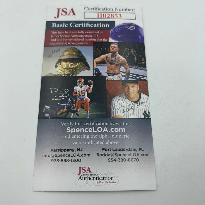 Jerry Rice #80 Signed Official American League Macphail Baseball JSA COA