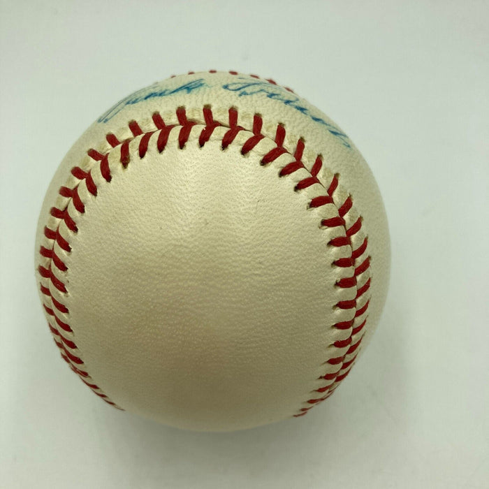 Beautiful Frank Frisch Single Signed Official National League Baseball JSA COA