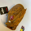 Nolan Ryan 7 No Hitters Signed Game Model Baseball Glove JSA COA