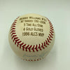 Bernie Williams 1996 ALCS MVP Signed Major League STAT Baseball Steiner & MLB