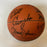 1983 Philadelphia 76ers Team Signed Basketball With Julius Erving Dr. J