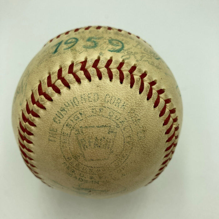 Ty Cobb Jimmie Foxx Rogers Hornsby 1950's HOF Signed Baseball PSA DNA & Beckett