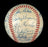 Beautiful 1920's-50's Yankees Legends HOF Signed AL Baseball 25 Sigs JSA COA