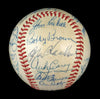 Beautiful 1920's-50's Yankees Legends HOF Signed AL Baseball 25 Sigs JSA COA