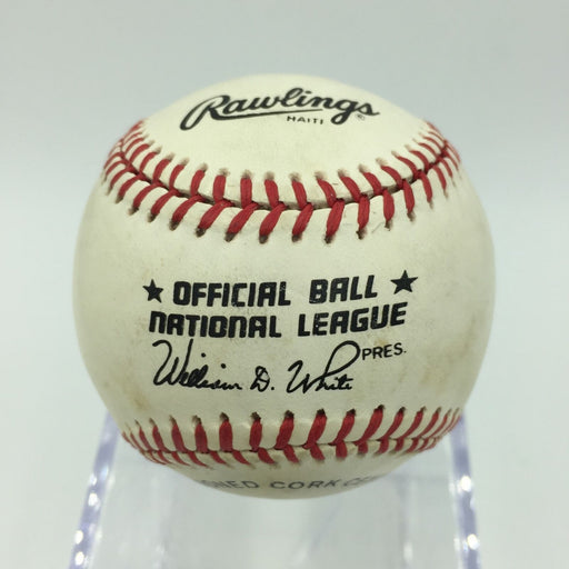 Rare 1980's Wayne Gretzky Signed Autographed National League Baseball JSA COA