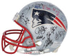 2003 New England Patriots Super Bowl Champs Team Signed Helmet Tom Brady Beckett