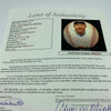 Rare Mickey Mantle & Don Mattingly Signed Mantle Restaurant 1989 Baseball JSA