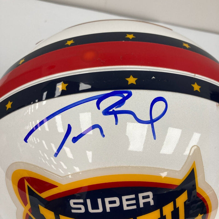 Tom Brady Signed Super Bowl XXXVIII Full Size Authentic Helmet Tristar COA