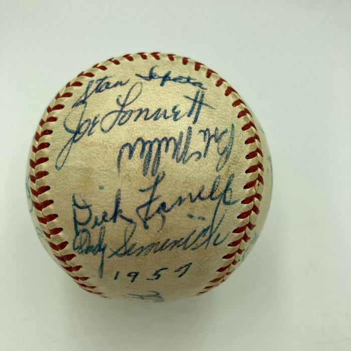 1957 Philadelphia Phillies Team Signed National League Baseball