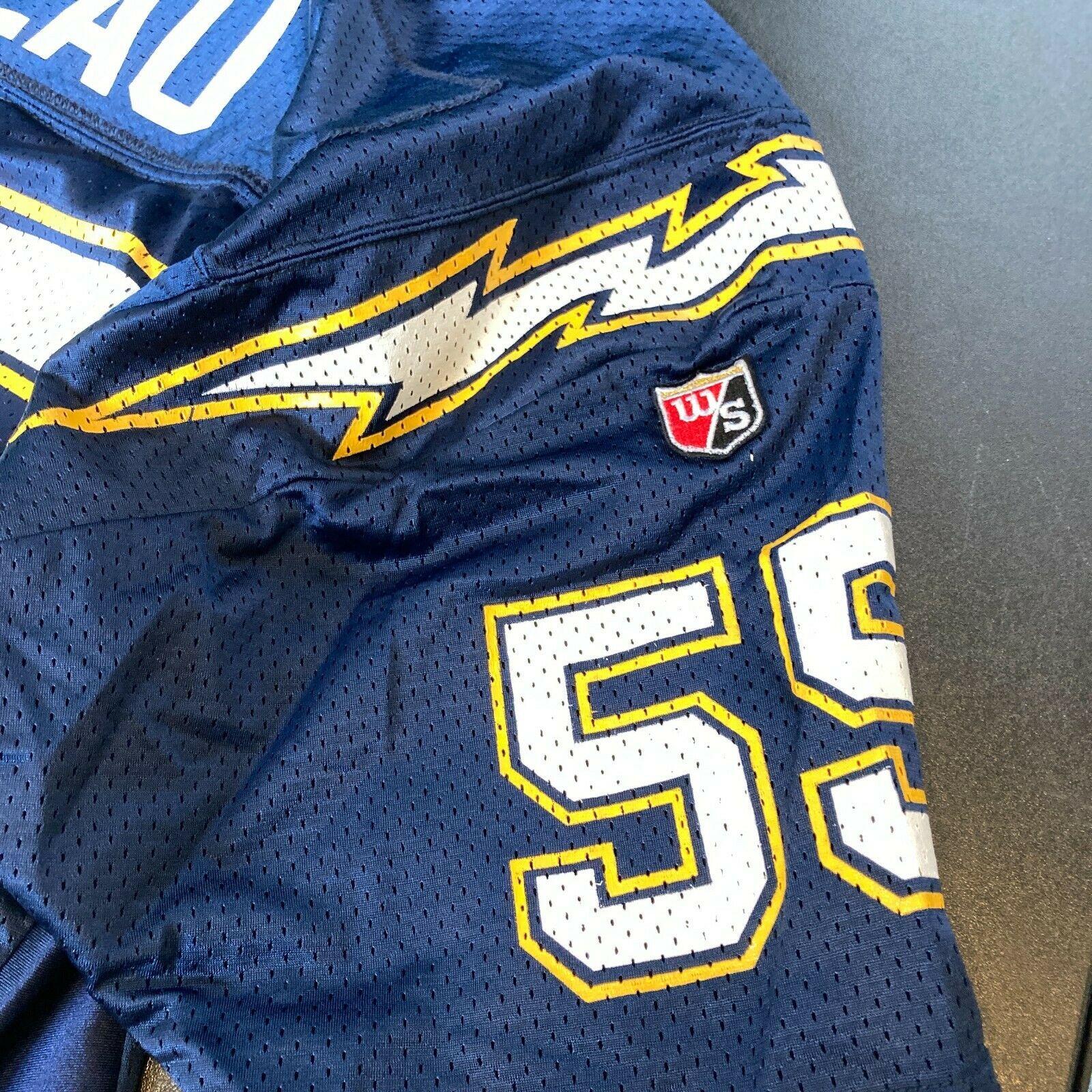 Junior Seau Signed Authentic Game Model San Diego Chargers Jersey With —  Showpieces Sports