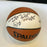 Hall Of Fame Induction Multi Signed Basketball Jim Boeheim JSA COA