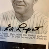 Ed Lopat Signed Autographed New York Yankees Photo