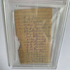 Harry Wright HOF Signed Handwritten 1885 Philadelphia Quakers Lineup PSA DNA