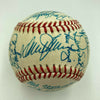 Vintage 1986 New York Mets World Series Champs Team Signed Feeney Baseball PSA