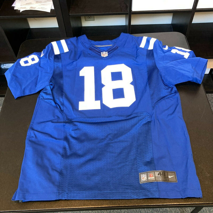 Peyton Manning "39 TDs, 71,940 yds, 5x NFL MVP" Signed Colts Jersey Fanatics