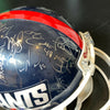 1986 New York Giants Super Bowl Champs Team Signed Authentic Helmet With JSA COA