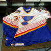 Grant Fuhr Signed Authentic St. Louis Blues Game Model Jersey With JSA COA