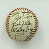 Stunning 1977 Hall Of Fame Induction Day Multi Signed Baseball 24 Sigs JSA COA