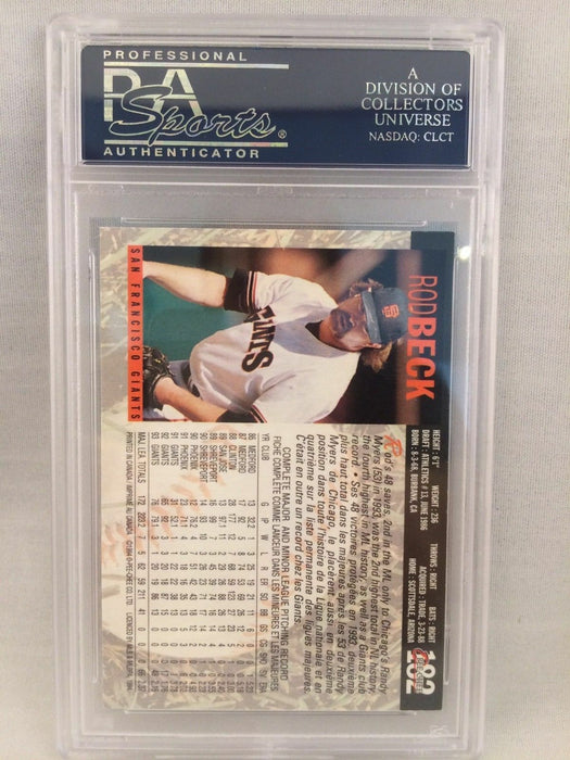 1994 O Pee Chee Rod Beck Signed Autographed Baseball Card Psa Dna