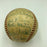 1953 Chicago White Sox Team Signed Autographed Baseball With Nellie Fox