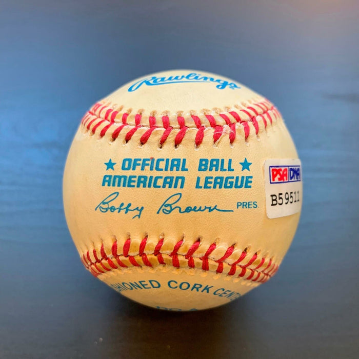 Ted Williams Signed Autographed Official American League Baseball PSA DNA COA