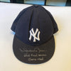 Mariano Rivera 2013 Final Season Signed Game Used New York Yankees Hat JSA COA