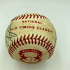Hall Of Fame Multi Signed Cracker Jack Old Timers Game Baseball Beckett COA