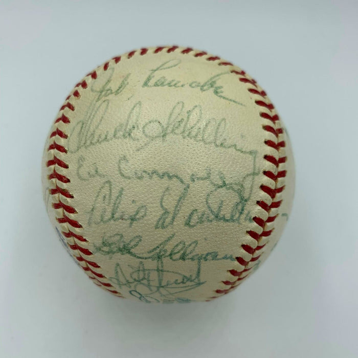 1964 Boston Red Sox Team Signed American League Baseball Carl Yastrzemski JSA