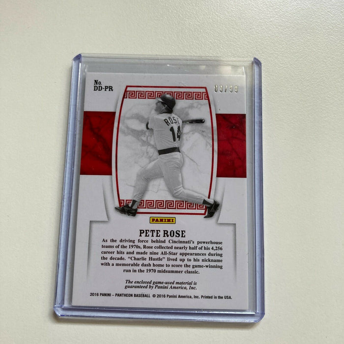 2016 Panini Pete Rose Game Used Jersey Card #83/99