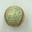 1957 Milwaukee Braves World Series Champs Team Signed Baseball With JSA COA