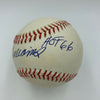Beautiful Ted Williams Hall Of Fame 1966 Signed Inscribed Baseball With JSA COA